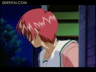 Hentai umazano učitelj igranje s njegov študenti starved muca