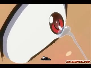 Hentai elf blir kuk mjölk filling henne hals av getto monsters