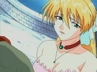 Superb blondinka anime lady gets amjagaz finger teased