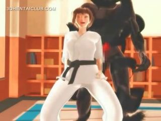 Hentai karate lánya felöklendezés tovább egy nagy pénisz -ban 3d
