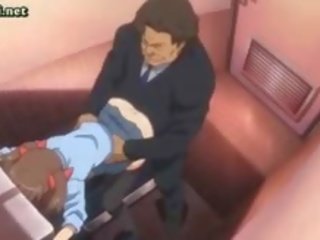 Cruel professor Fucking Anime Slave
