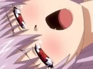 Tonårs animen smutsiga video- slav mun och fittor knull penisen