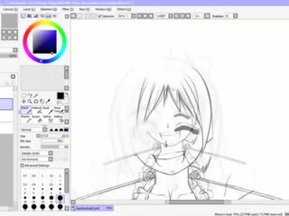 Hentai speed drawing - andra delen - inking
