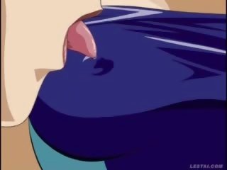 Lezbické hentai anime rys v plavky violated