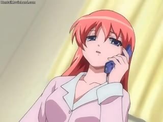 Attractive dan super si rambut merah anime dewi menghisap part5