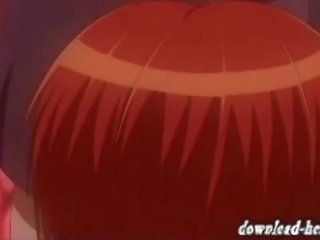 Tóc đỏ hentai người tình được phi thường đập
