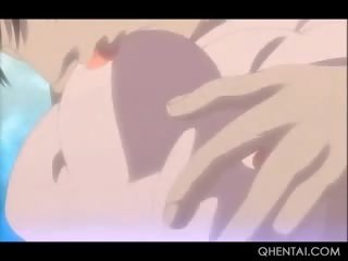 Csodálatos hentai diva szögezték -ban a tenger jelentkeznek egy felettes orgazmus