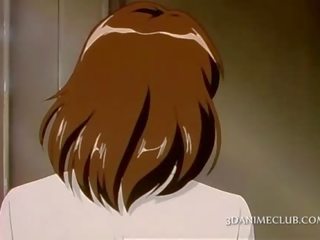 Sensuaalne anime siren fantasizing kohta räpane video sisse dušš