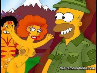 Simpsons dirty movie Parody