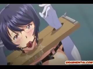 Bondage teenager Hentai Bigboobs With A Muzzle Brutally