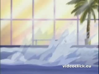 Fascinerende anime babe onanering til orgasme