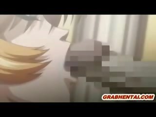 Pregnant Hentai Sucking Monster dick And Swallowing Cum
