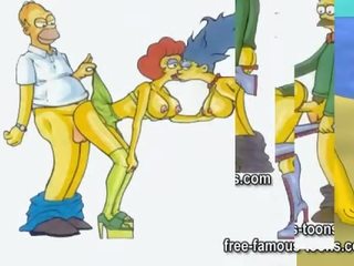 Simpsons স্ত্রী বশ করা নোংরা সিনেমা
