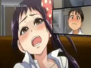 Lascivious Anime Teeny Blowing And Fucking Giant shaft