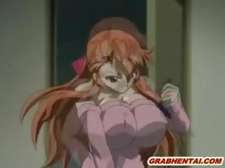 Mamalhuda japonesa hentai empregada apanhada e brutalmente groupfucked
