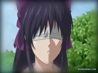 Hentai blindfolded teenager getting tricked