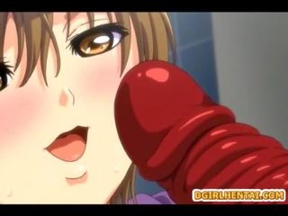 Hentai fabulous shoved dildo and assfucked