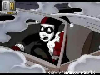 Superhero x rated clip - Batman vs Harley Quinn