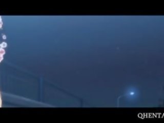 エロアニメ ブルネット 槌 深い 上の ザ· ビーチ