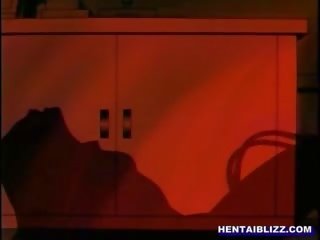 Bigtits anime damsel atemberaubend reiten pecker im die auto