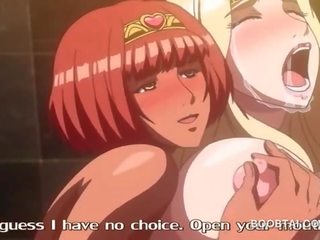 Anime tegar seks / persetubuhan dalam bertiga dengan si rambut perang siren