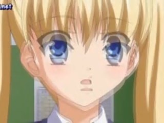 Anime blondy merr i ngushtë pidhi fucked