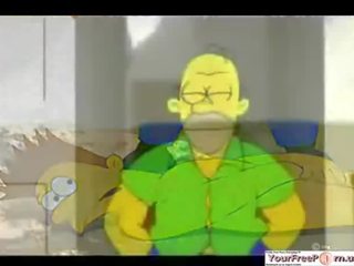 Simpsons marge lận trên homer phim