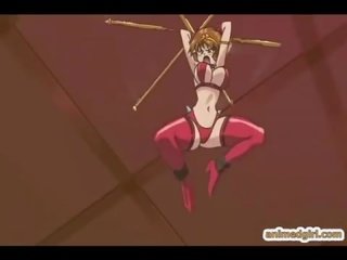 Bystiga hentai dubbel genomslag av shemale animen gigantisk