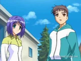 Innocent anime school honey seducing her talyp