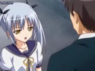 Anime teenager leckt schwanz im neunundsechzig