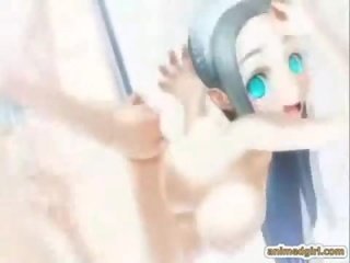 3d hentai stuepike med stor pupper poking av shemale anime