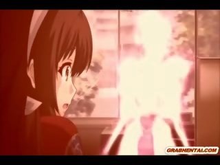ボインの エロアニメ 男女共学の キャッチ バイ 触手 と ハード ファック バイ ban