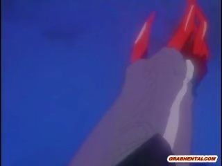 男女共学の エロアニメ フィーチャー 残酷に 触手 ファック