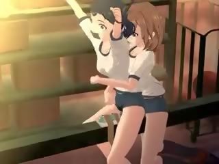 Hentai x jmenovitý video otrok dostane sexually mučeni v 3d anime