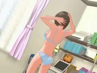 Delightful 3D Hentai babe Have A Wet Dream