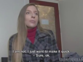 Casting video with an amateur slut