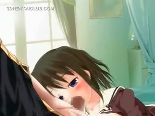 Utmärkt röv animen ung lady blir dubbel penetrerade