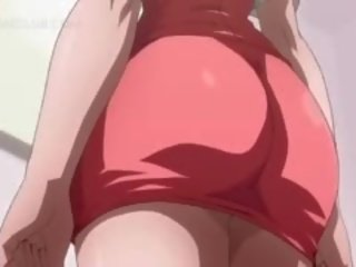 Uwodzicielski 3d anime diva dmuchanie i pieprzenie ciężko kutas