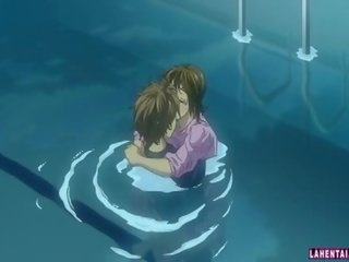 Hentai enchantress Making Out In The Pool And Gets Fucked