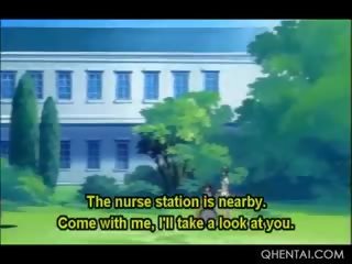 Hentai fuerte diosa en hospital perra dedos por un outstanding enfermera
