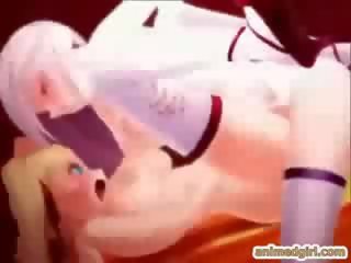 3d hentai stuepike blir utmerket knullet av shemale anime