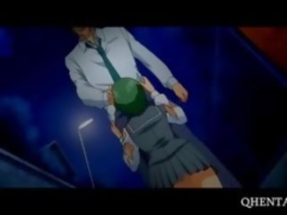 Hentai student dealing me tre cocks në dikur