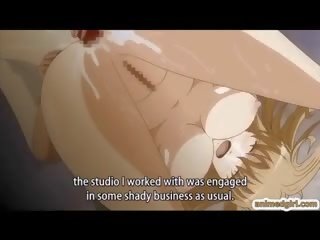 Vollbusig japan anime vibrierenden sie arsch und wetpussy