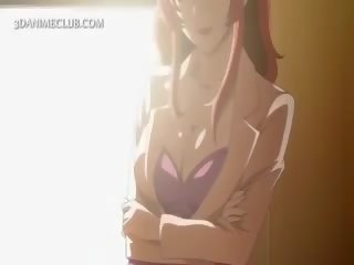 Shorthaired hentai deity ngực trêu chọc qua cô ấy exceptional gf