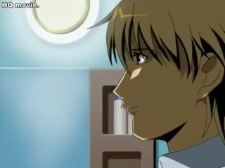 Związany kochanie pees podczas the czas że ciężko pieprzyć w anime