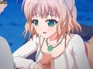 Anime csaj szerető kövér pénisz -val neki száj