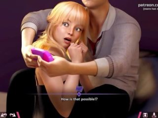 Double Homework &vert; desiring blonde teen darling tries to distract suitor from gaming by showing her fantastic big ass and riding his dick &vert; My sexiest gameplay moments &vert; Part &num;14