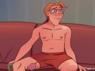 Forbidden mov in the living room - The Naughty Home Animation
