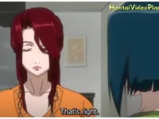Anime young woman Left In A Puddle Of Cum