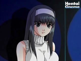 Terrific anime playgirl uz minisvārki aizņem no viņai drēbes un izpaužas fucked